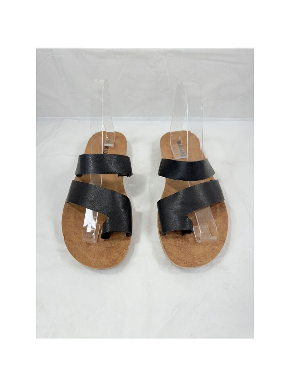 MUK LUKS LEATHER SANDALS SIZE 8